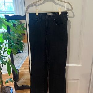 Madewell Black Kick Out Flare Jeans 30T